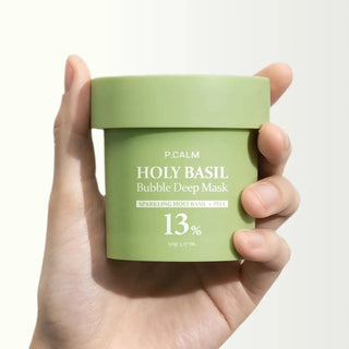 P.CALM Holy Basil Bubble Deep Mask 90g by P.CALM – Wash - Off Mask photo