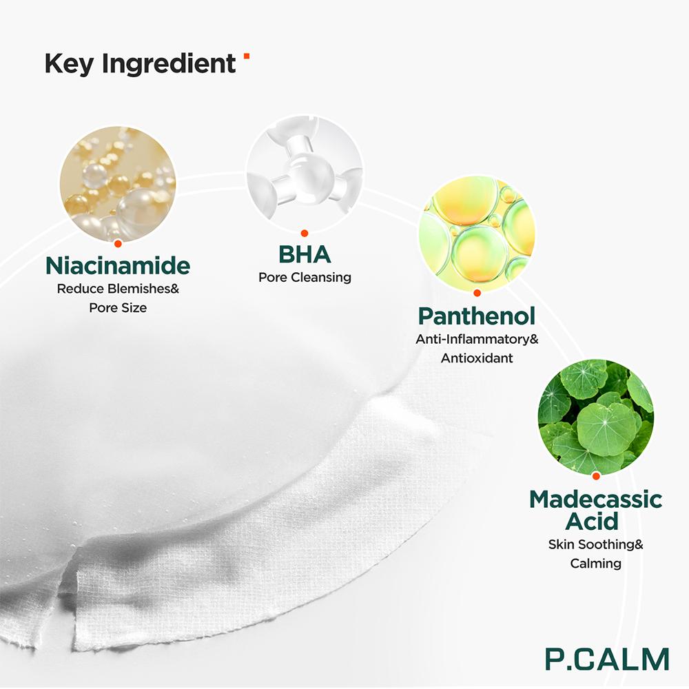 P.CALM UnderPore Mask Pack 5 sheets by P.CALM – Sheet Mask