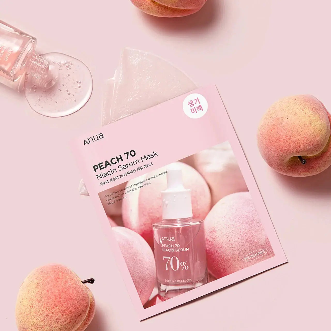 Anua Peach 70 Niacin Serum Mask 1pc by Anua – Sheet Mask