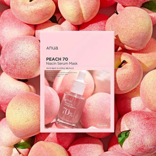 Peach 70 Niacin Serum Mask 1pc - Anua | Kiokii and...