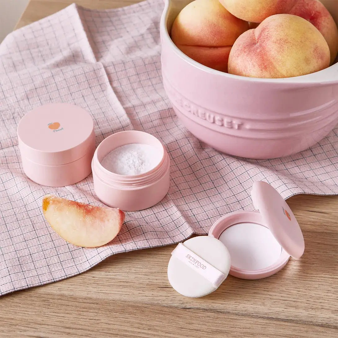 Skinfood Peach Cotton Multi Finish Powder by Skinfood – Setting Powder & Spray