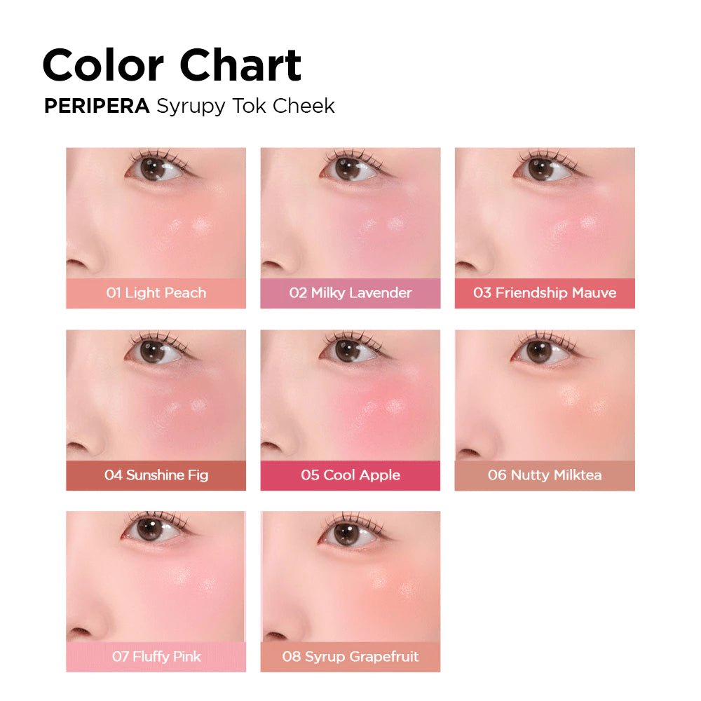 Peripera Syrupy Tok Cheek 9g - 4 Colors by Peripera – Blush
