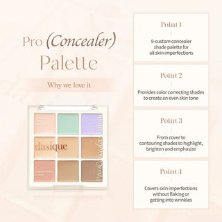 Pro Concealer Palette (2 Shades) - Dasique | Kiokii and...