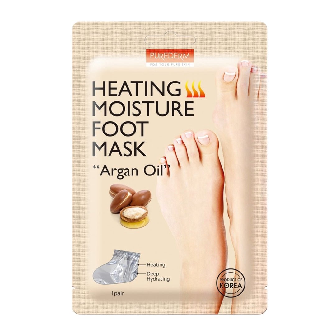 PUREDERM Heating Moisture Foot Mask Argan Oil 1 Pair by PUREDERM – Foot Care