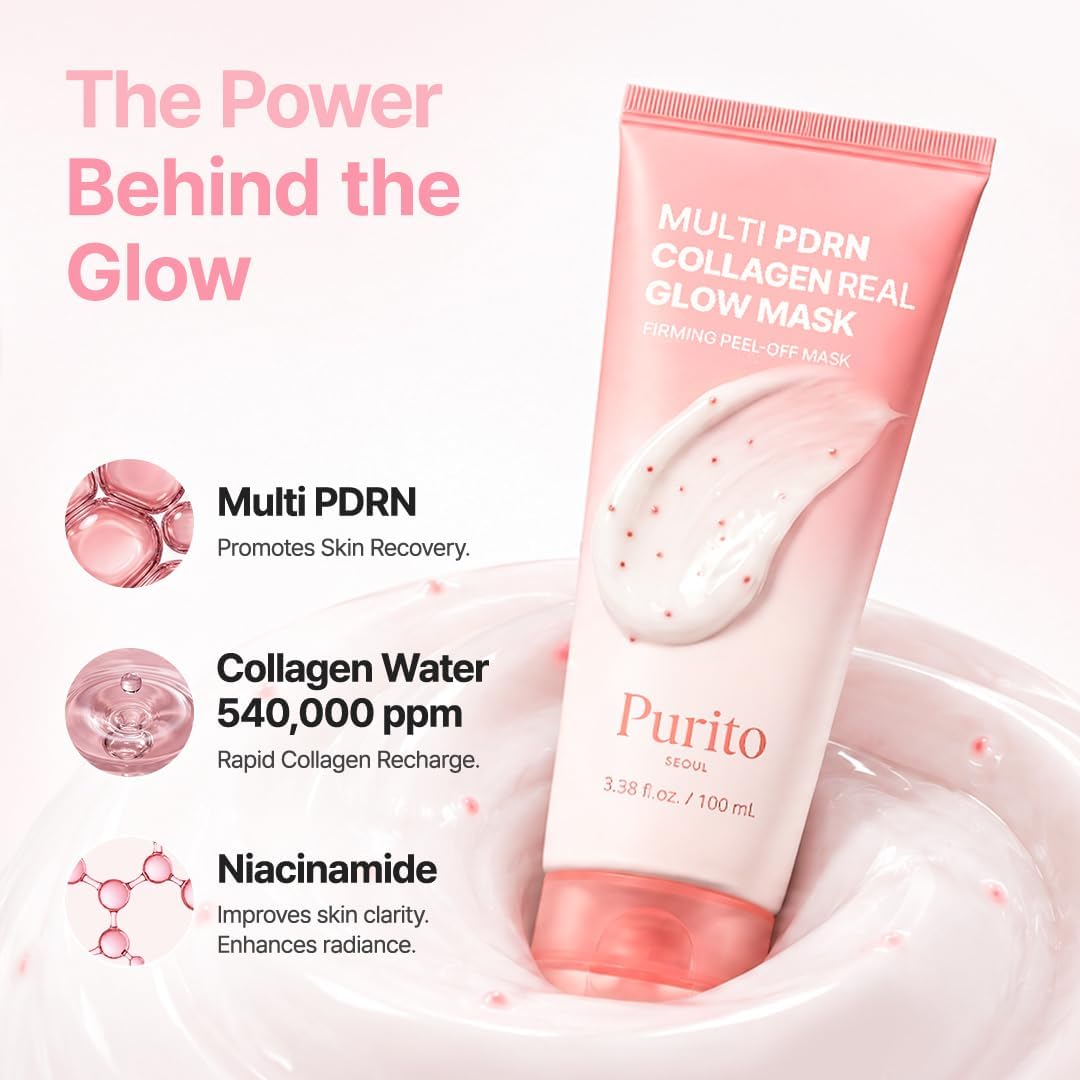 Purito Multi PDRN Collagen Real Glow Mask 100ml by Purito – Wrapping Mask