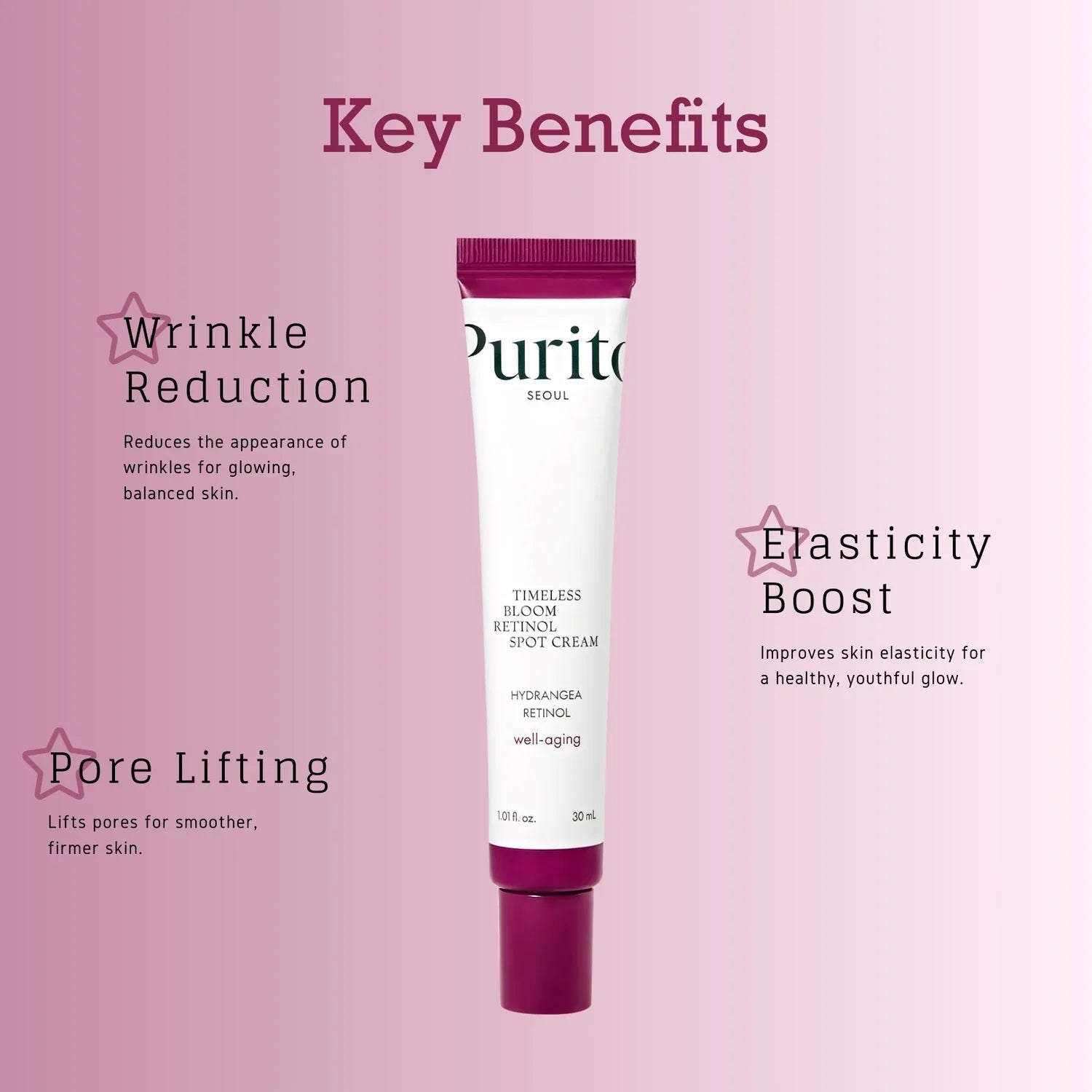 PURITO Timeless Bloom Retinol Spot Cream 30ml by Purito – Spot Treatment
