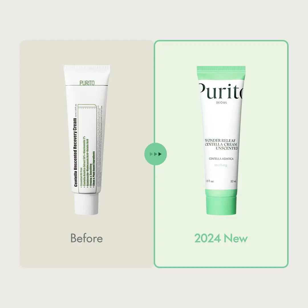 Purito Wonder Releaf Centella Cream Unscented 50ml by Purito – Lotion & Cream