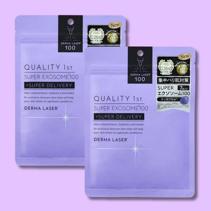 QUALITY 1ST Derma Laser Super Exosome 100 Mask (7 Sheets) by Quality 1st – Sheet Mask