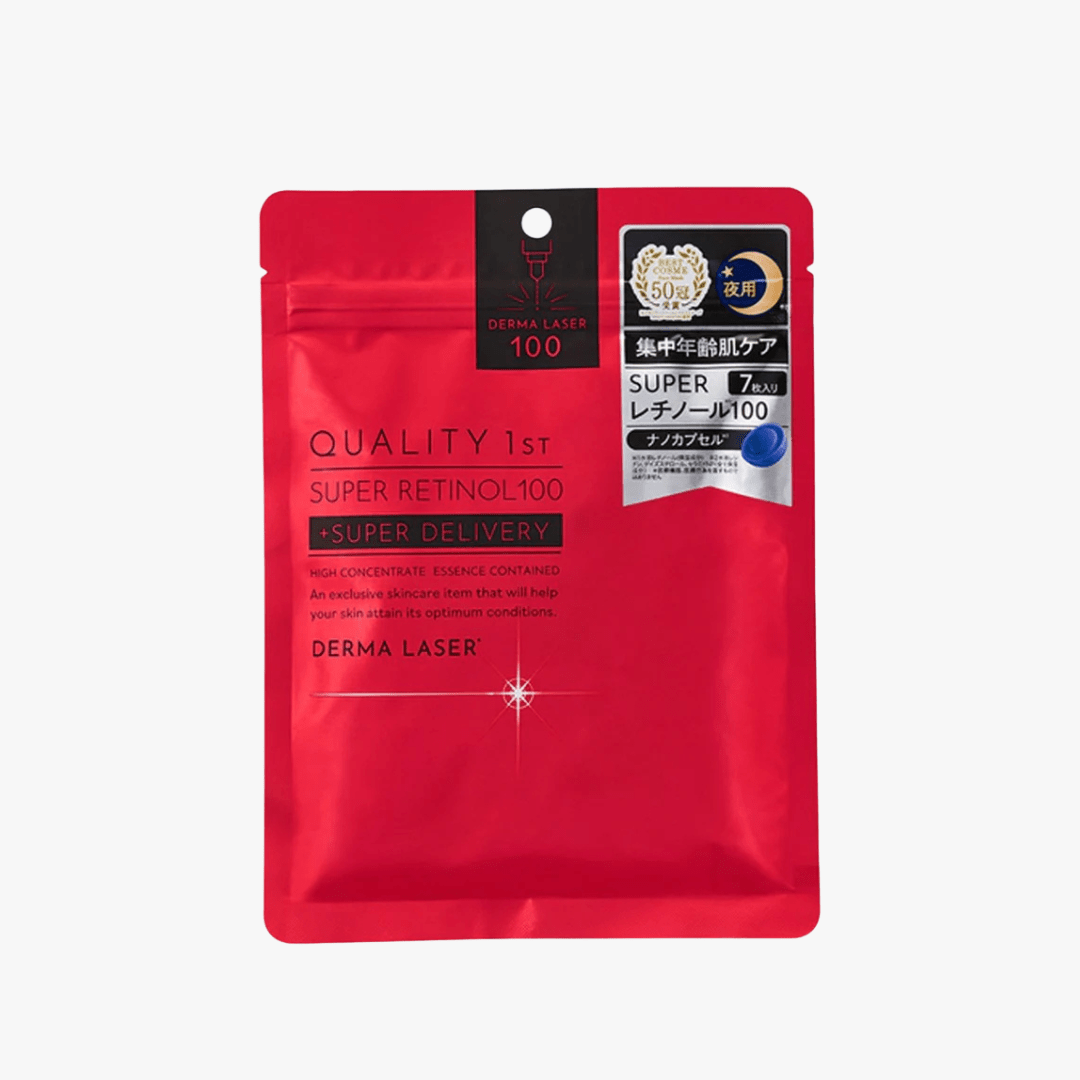 QUALITY 1ST Derma Laser Super Retinol 100 Mask 7pcs by Quality 1st – Sheet Mask