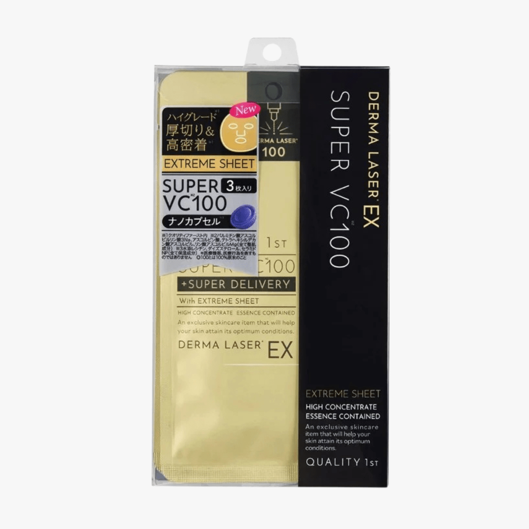 QUALITY 1ST Derma Laser Super VC Mask 3pcs by Quality 1st – Sheet Mask