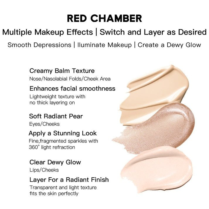 RED CHAMBER Haruki Tri-Color Multi-Purpose Highlighter Snow Song by RED CHAMBER – Contour & Highlighter