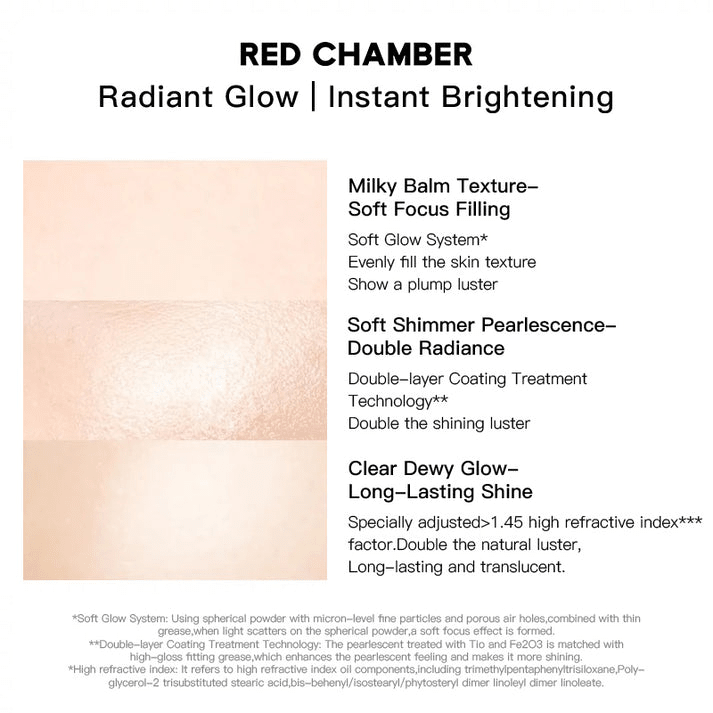 RED CHAMBER Haruki Tri-Color Multi-Purpose Highlighter Snow Song by RED CHAMBER – Contour & Highlighter