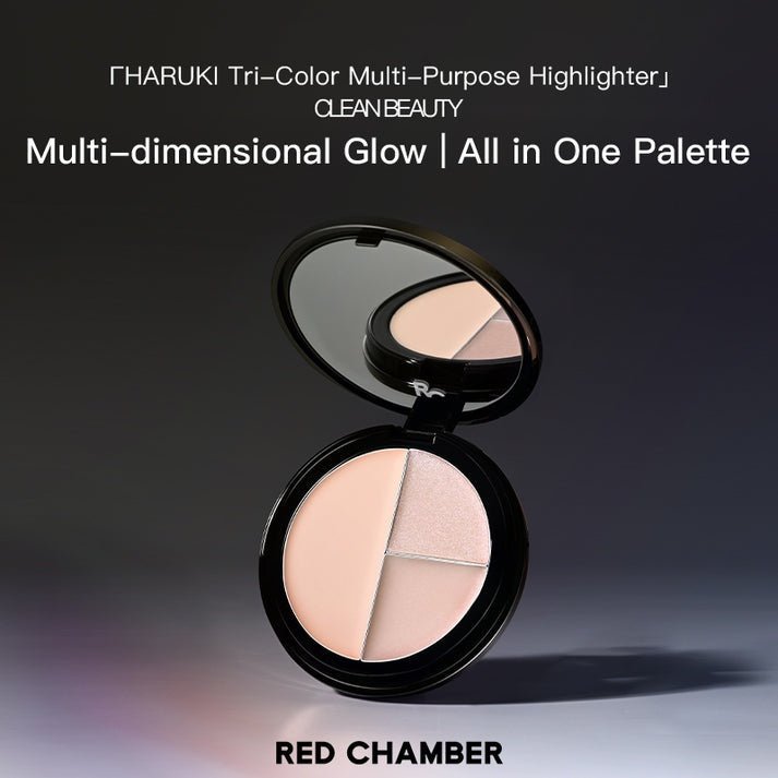 RED CHAMBER Haruki Tri-Color Multi-Purpose Highlighter Snow Song by RED CHAMBER – Contour & Highlighter