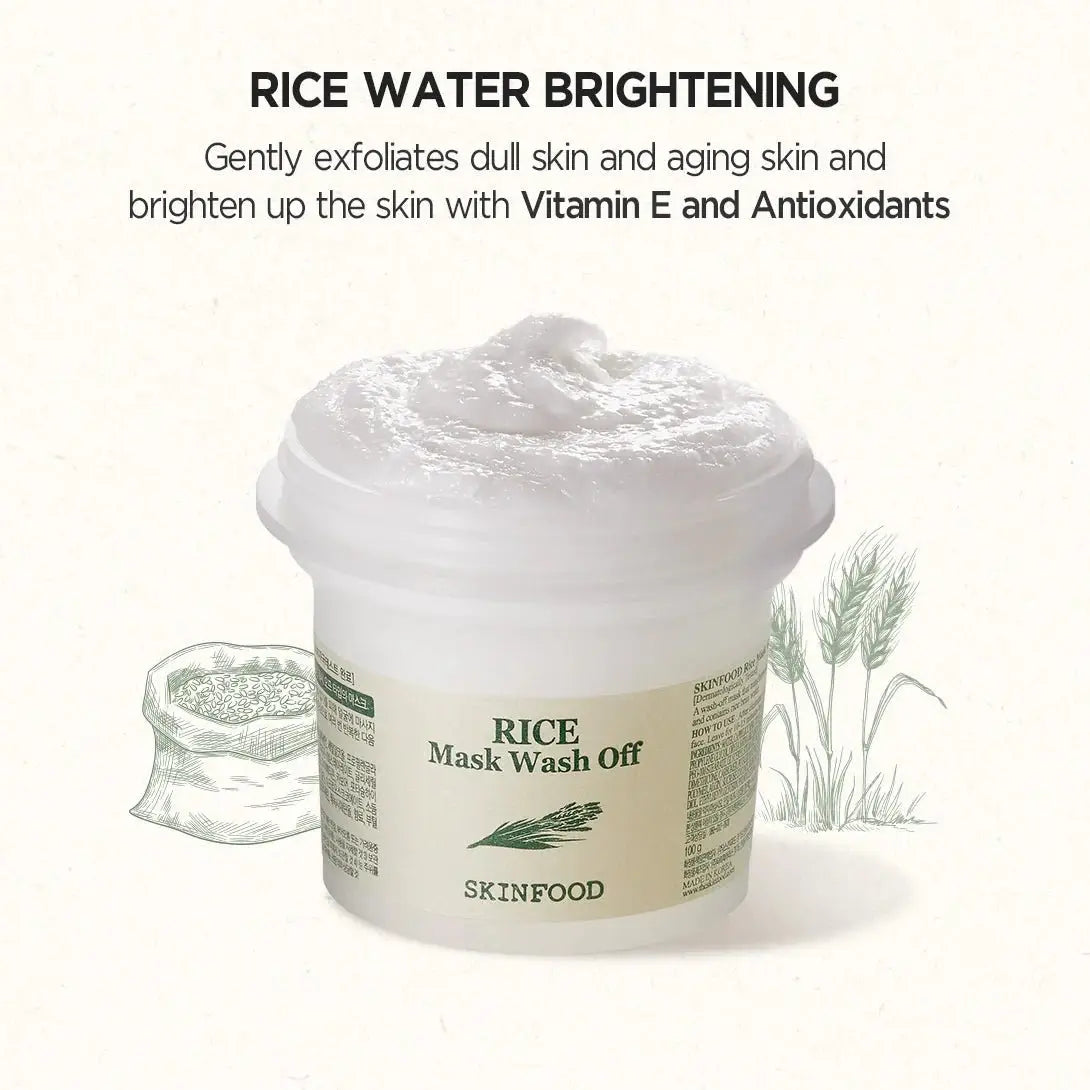 Skinfood Rice Mask 120g by Skinfood – Wash - Off Mask