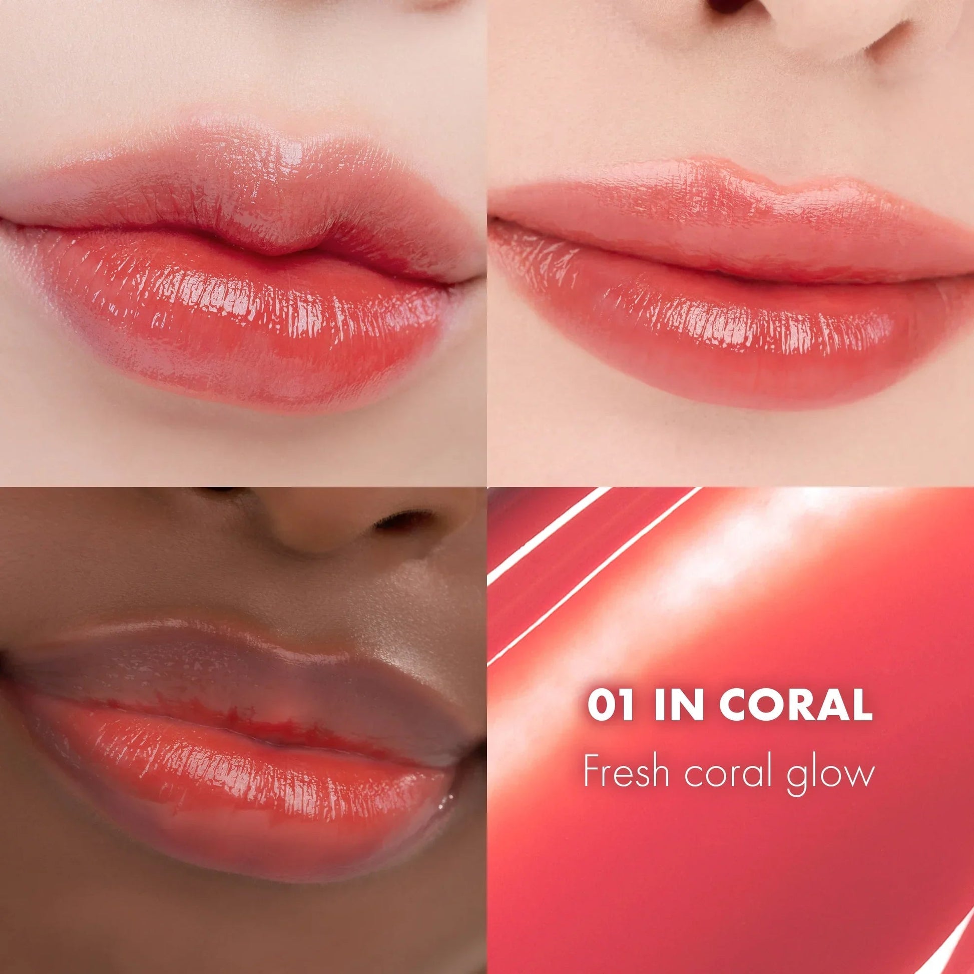 Romand Dewyful Water Tint 01 In Coral (Clearance) by Rom&nd – Lip Tint & Stain