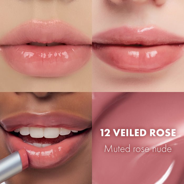 Romand Glasting Melting Balm #12 Veiled Rose by Rom&nd – Lipstick