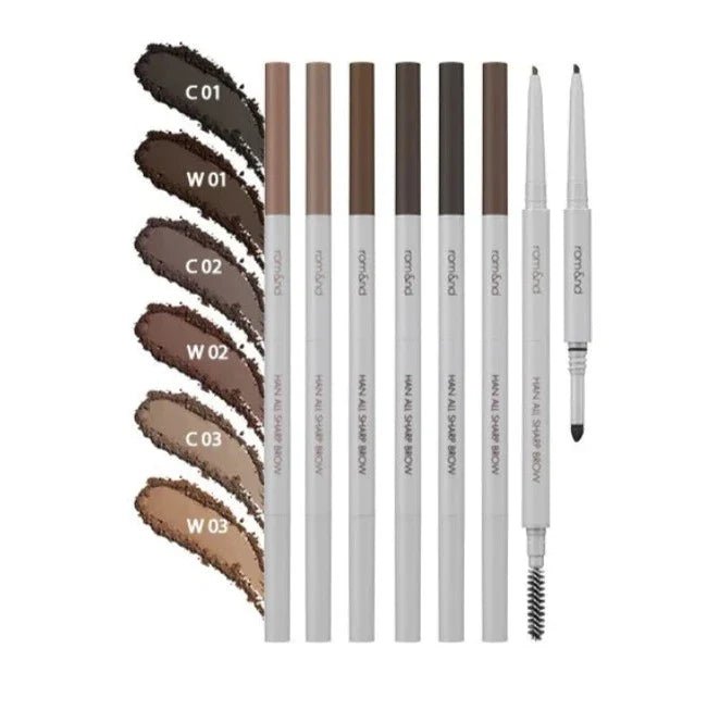 Romand Han All Sharp Brow 0.41g (6 Colors) by Rom&nd – Eyebrow Pencil & Powder