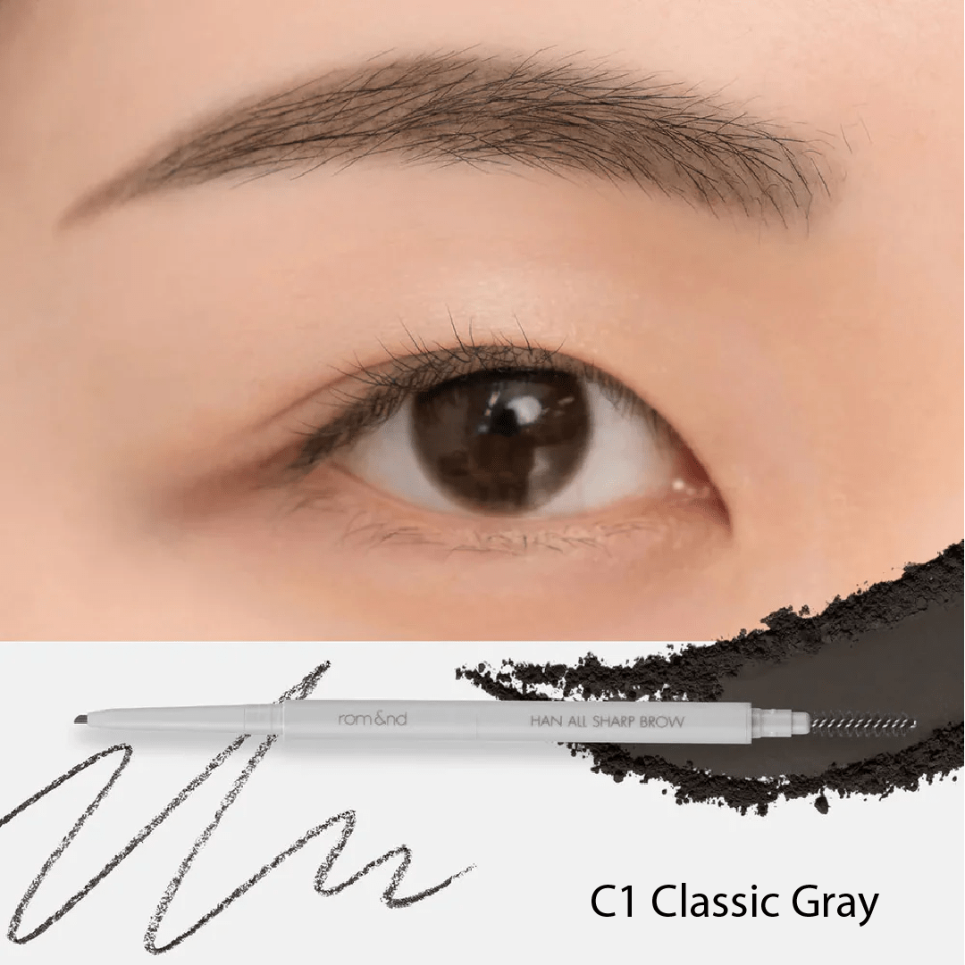 Romand Han All Sharp Brow 0.41g (6 Colors) by Rom&nd – Eyebrow Pencil & Powder