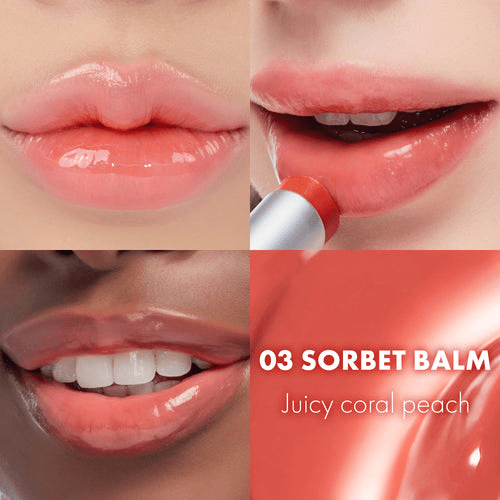 Rom&nd Glasting Melting Balm #03 Sorbet Balm by Rom&nd – Tinted Lip Balm