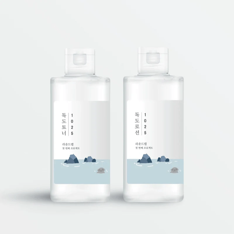 Round Lab 1025 Dokdo Toner + Lotion Duo by Round Lab – Skincare Set