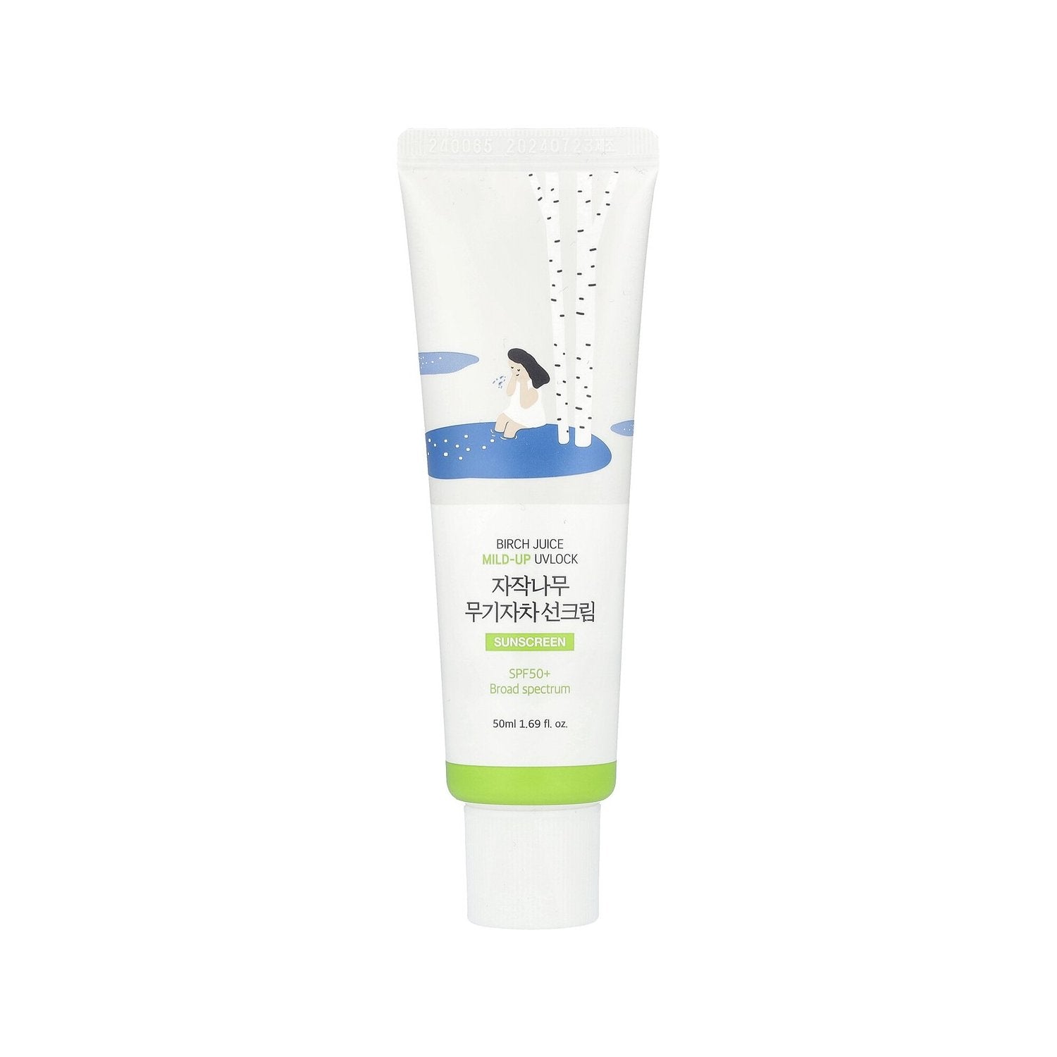 ROUND LAB Birch Juice Moisturizing Mild Up Sunscreen 50ml by Round Lab – Sunscreen