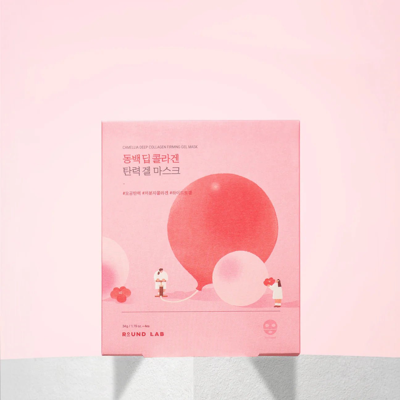 ROUND LAB Camellia Deep Collagen Firming Gel Mask (4pcs) by Round Lab – Sheet Mask