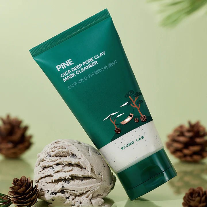 ROUND LAB Pine Cica Deep Pore Clay Mask Cleanser 150ml by Round Lab – Facial Cleanser