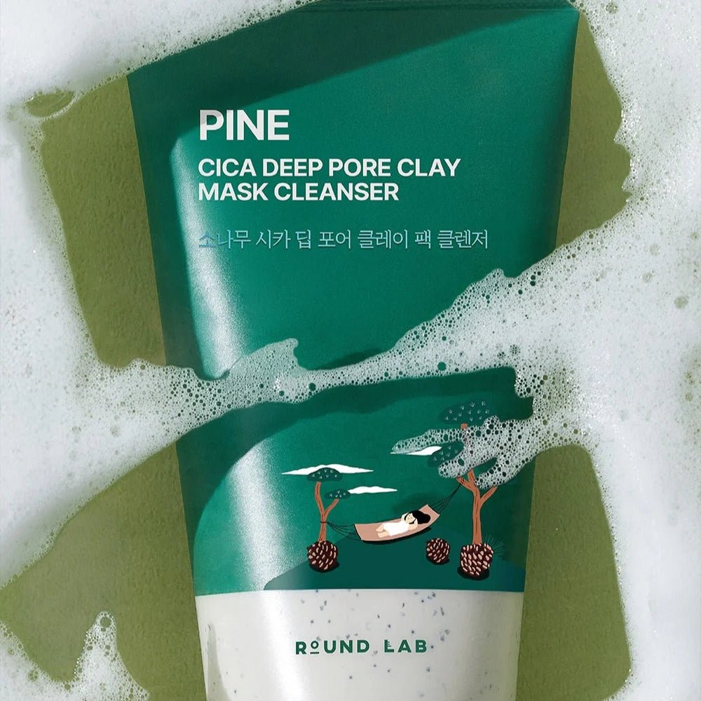 ROUND LAB Pine Cica Deep Pore Clay Mask Cleanser 150ml by Round Lab – Facial Cleanser