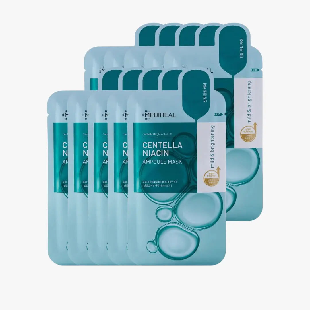 MEDIHEAL Centella Niacin Ampoule Mask 10pcs - Kiokii and...