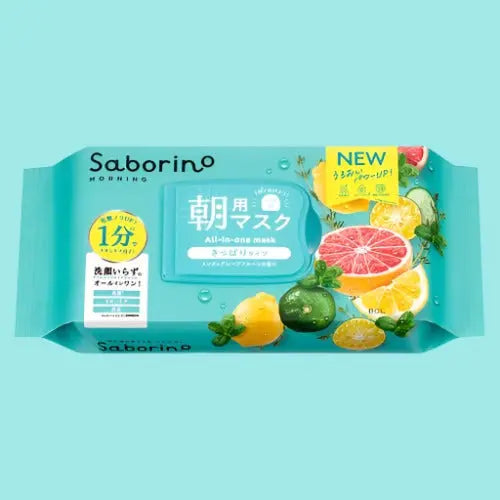 BCL Saborino Morning Face Mask Fresh Grapefruit 30 Sheets by BCL – Sheet Mask