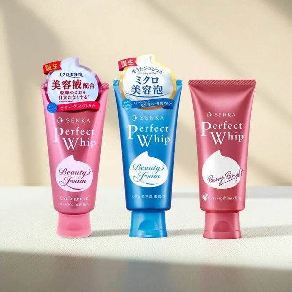 Poai Whip Cleansing 120g【2本】 Shiseido SENKA Perfect Whip Foaming Cleanser 120g (3 types