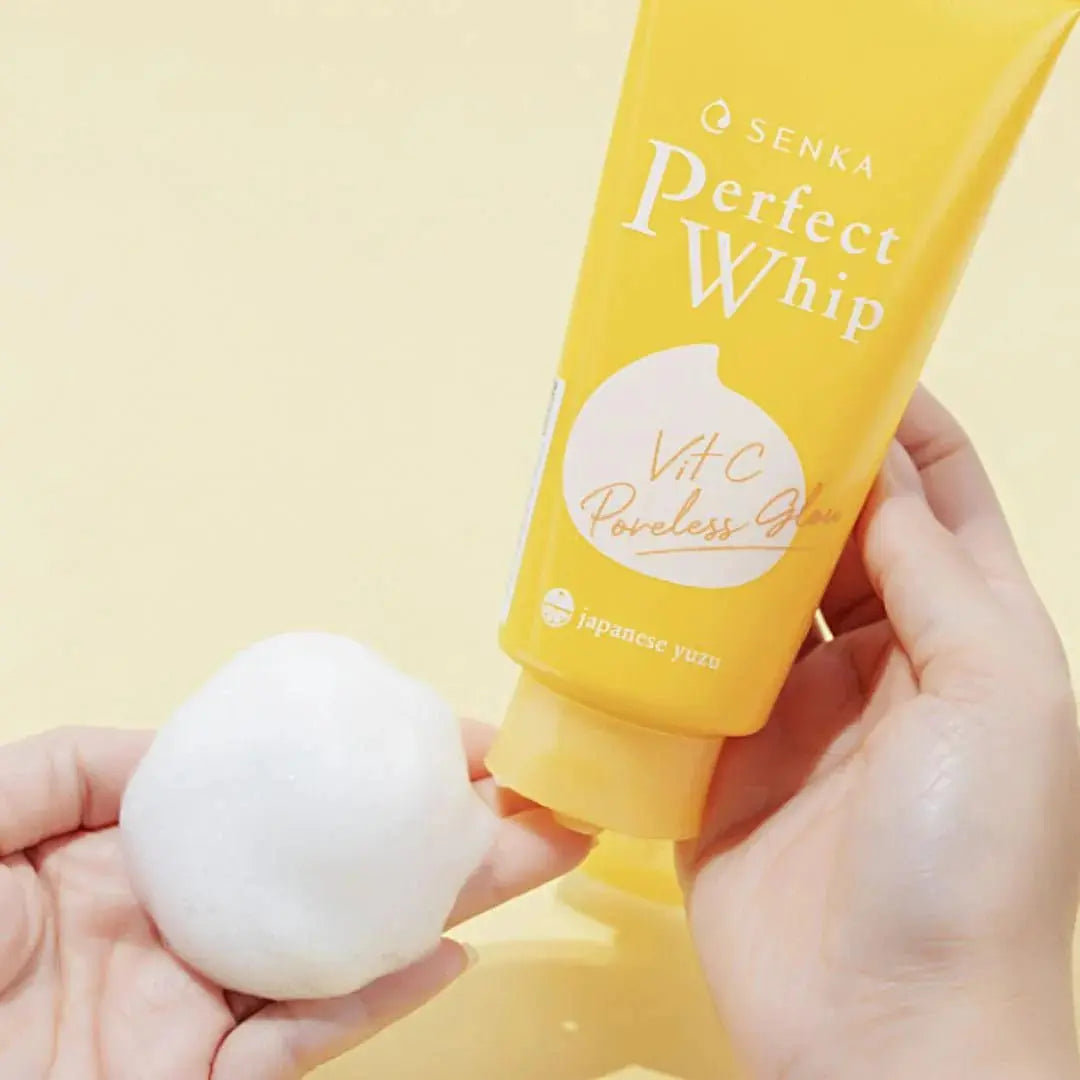 Shiseido SENKA Perfect Whip Vit C Poreless Foam Cleanser 100g by Shiseido – Facial Cleanser