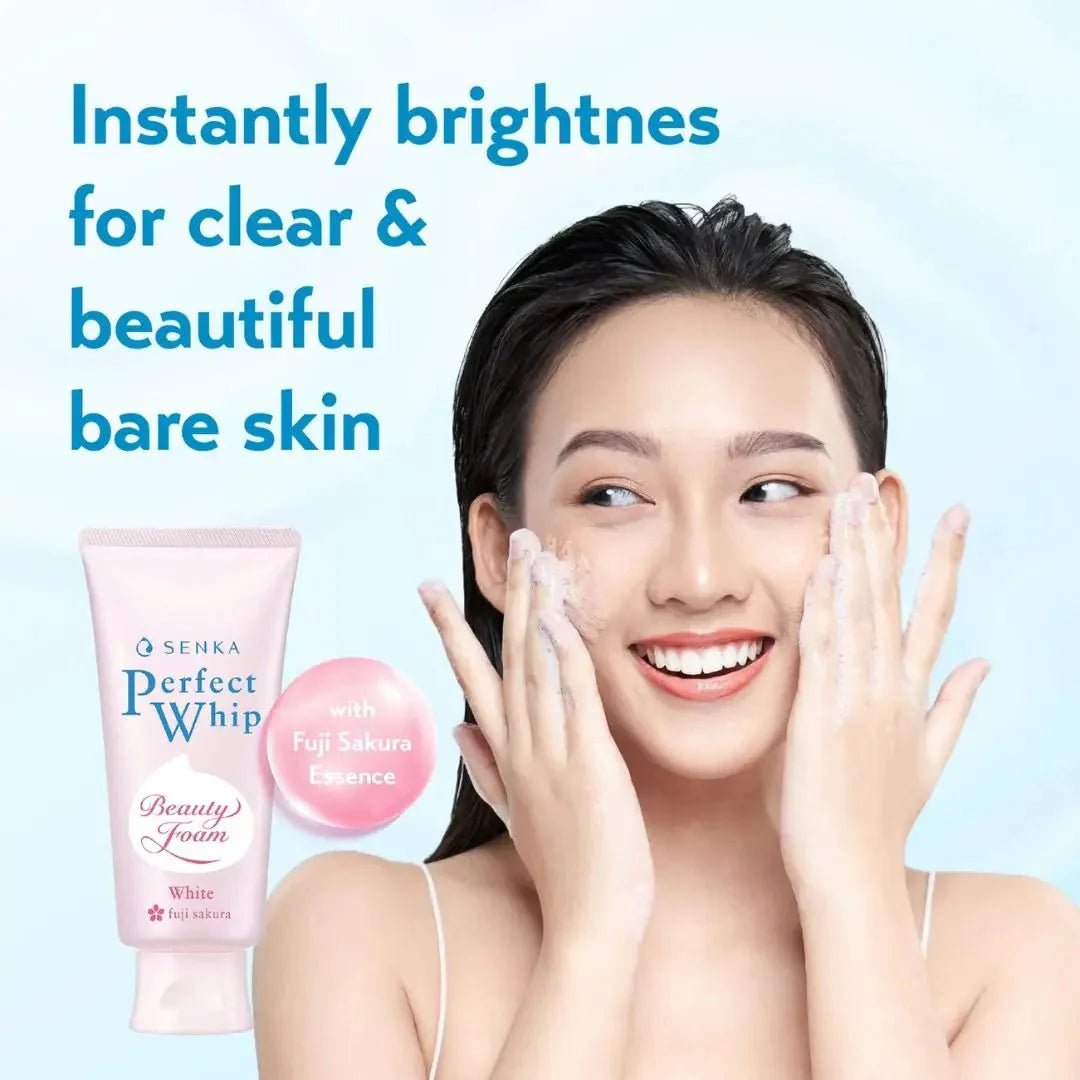 SHISEIDO SENKA Perfect Whip Sakura White Foam Cleanser 100g by Shiseido – Facial Cleanser