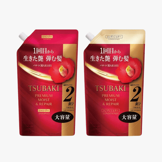 Shiseido Tsubaki Premium Moist & Repair Shampoo & Conditioner Refill Set by Shiseido – Shampoo & Conditioner Sets