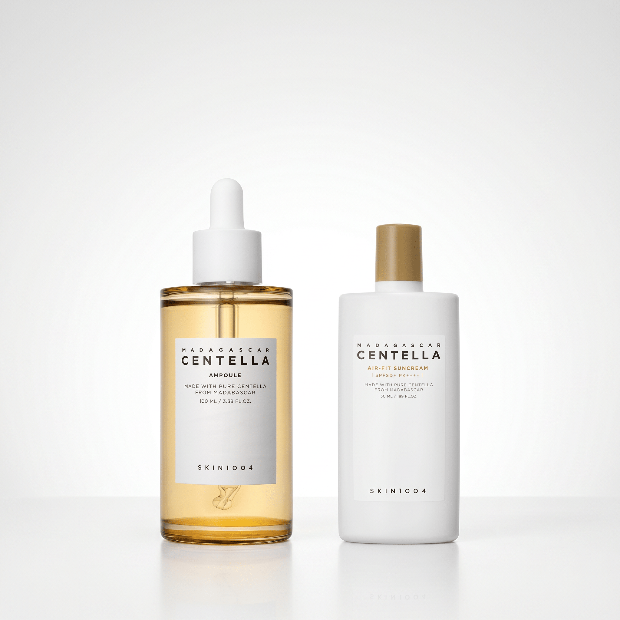 SKIN1004 Centella Ampoule 100ml + Air-Fit Suncream Plus SPF50+ PA++++ 50ml by SKIN1004 – Bundle