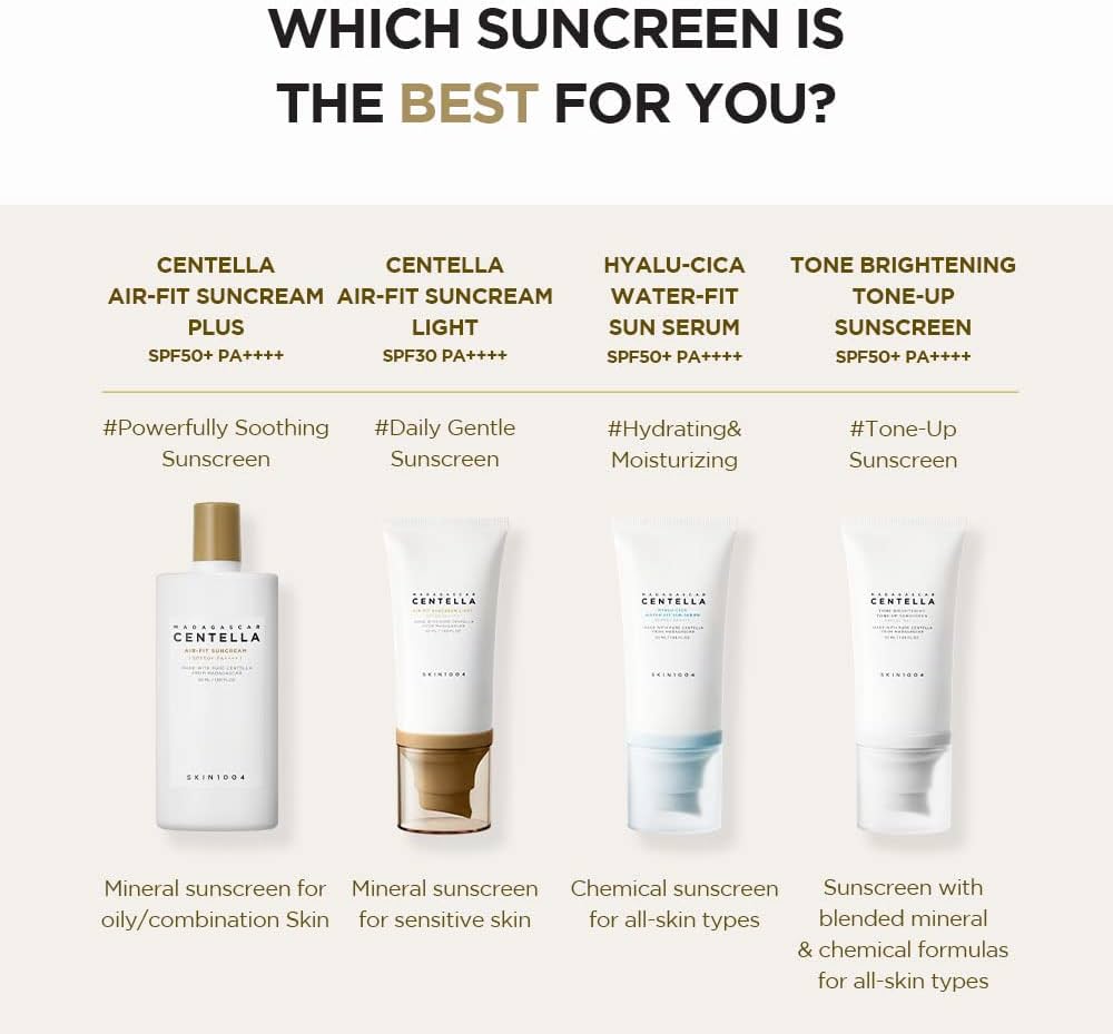 SKIN1004 Madagascar Centella Air - Fit Suncream Light SPF30 50ml by SKIN1004 – Sunscreen