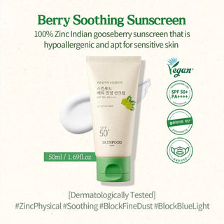 Skinfood Berry Soothing Sun Cream SPF50+ PA++++ 50ml by Skinfood – Sunscreen
