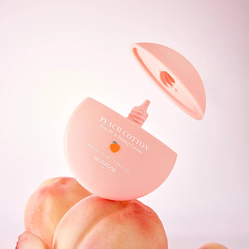 SKINFOOD Peach Cotton Zinc PCA Toning Cream 50ml by Skinfood – Lotion & Cream
