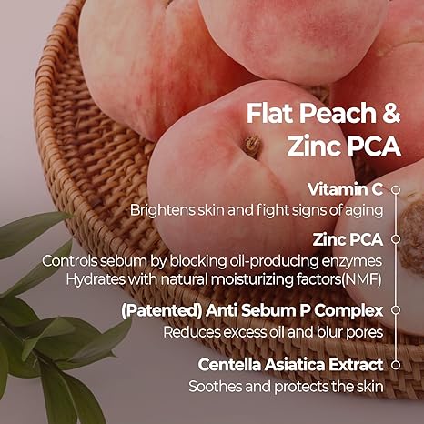 SKINFOOD Peach Cotton Zinc PCA Toning Cream 50ml by Skinfood – Lotion & Cream