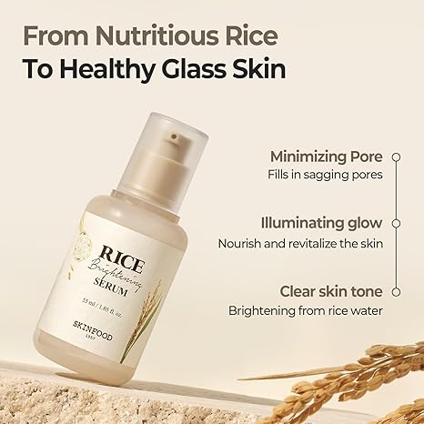 SKINFOOD Rice Brightening Serum 55ml by Skinfood – Serum & Ampoule