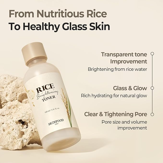SKINFOOD Rice Brightening Toner 160ml by Skinfood – Toner & Essence