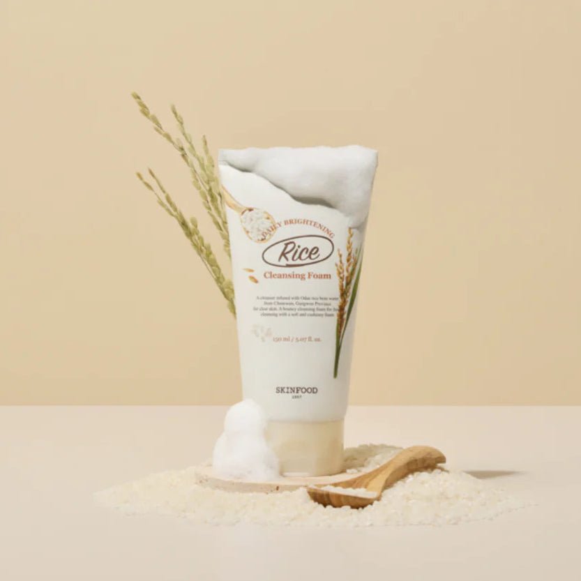 SKINFOOD Rice Daily Brightening Cleansing Foam 150ml by Skinfood – Facial Cleanser