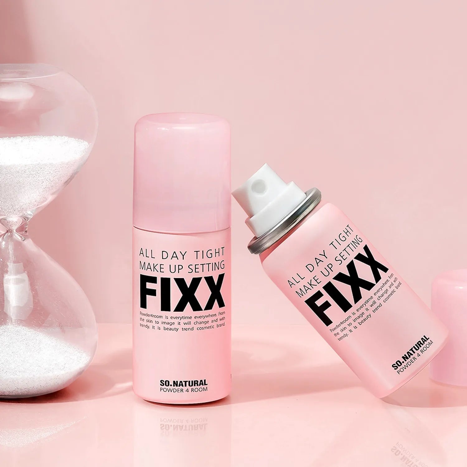 So Natural All Day Tight Make Up Setting Fixer (75ml/35ml) by So Natural – Setting Powder & Spray