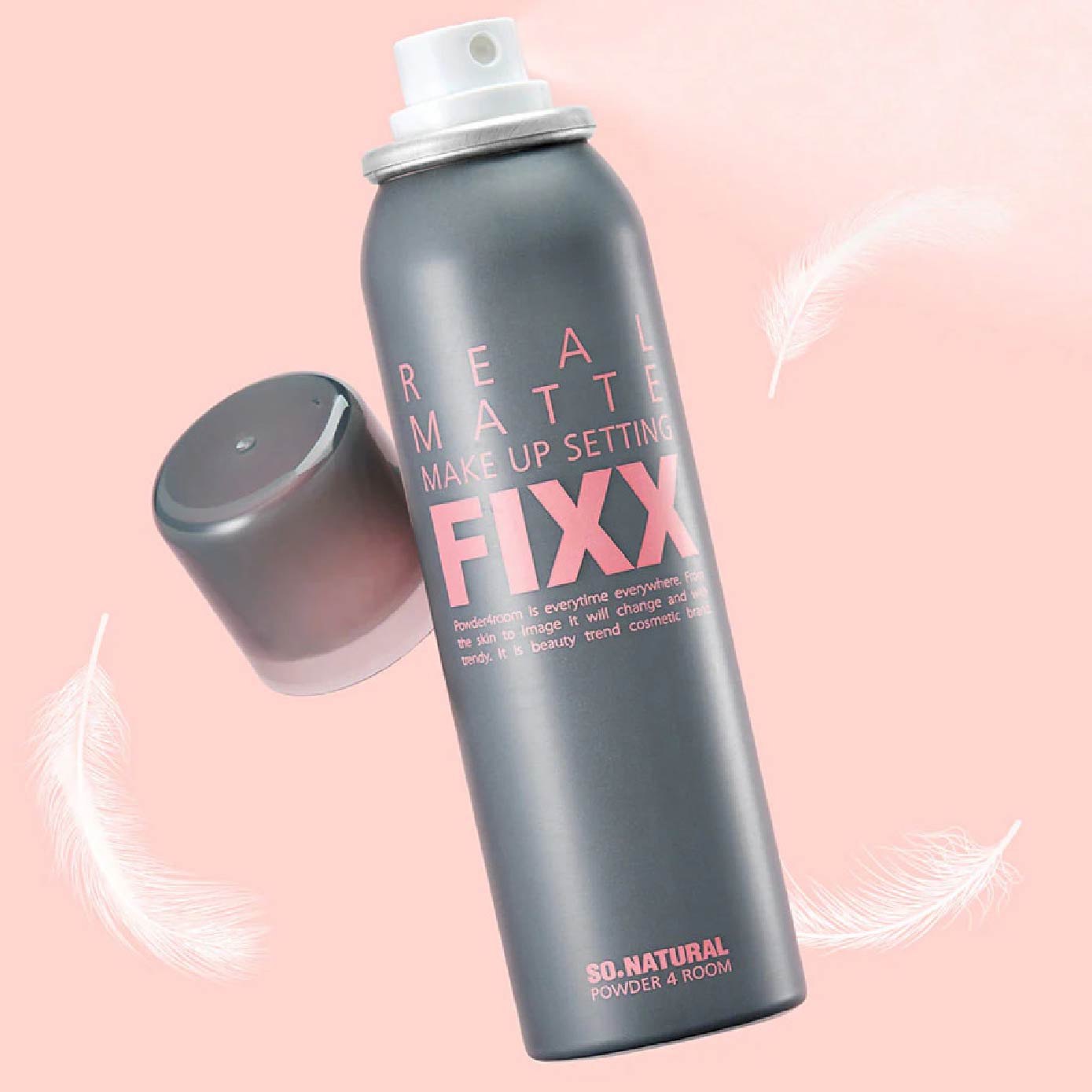 So Natural Real Matte Make Up Setting Fixx 75ml (Oily Skin) by So Natural – Setting Powder & Spray