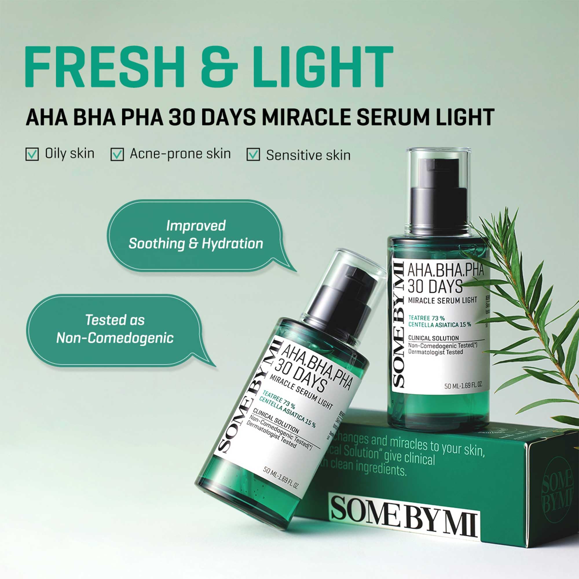 SOME BY MI AHA BHA PHA Miracle Serum Light 50ml by Some by Mi – Serum & Ampoule