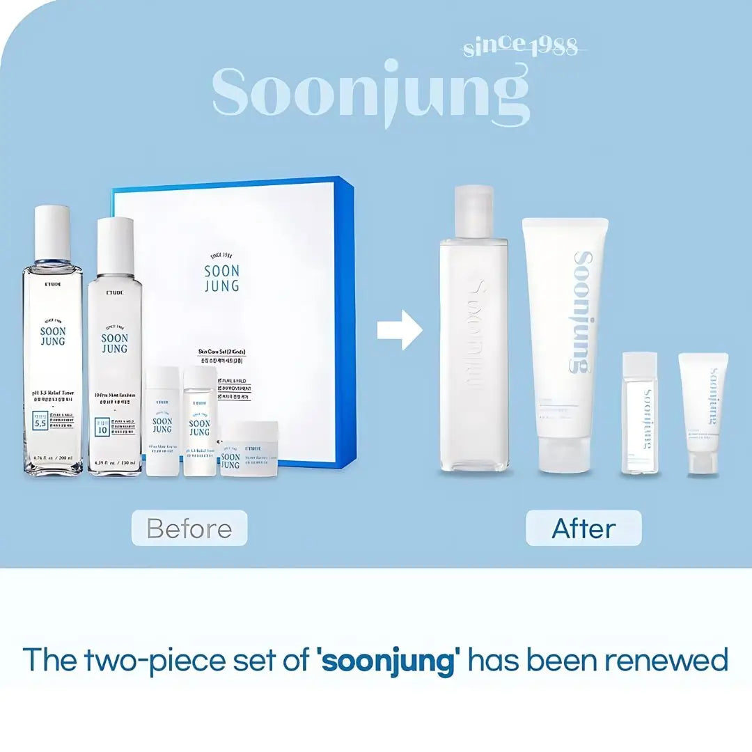 Etude House Soon Jung Skin Care Set by Etude House – Skincare Set