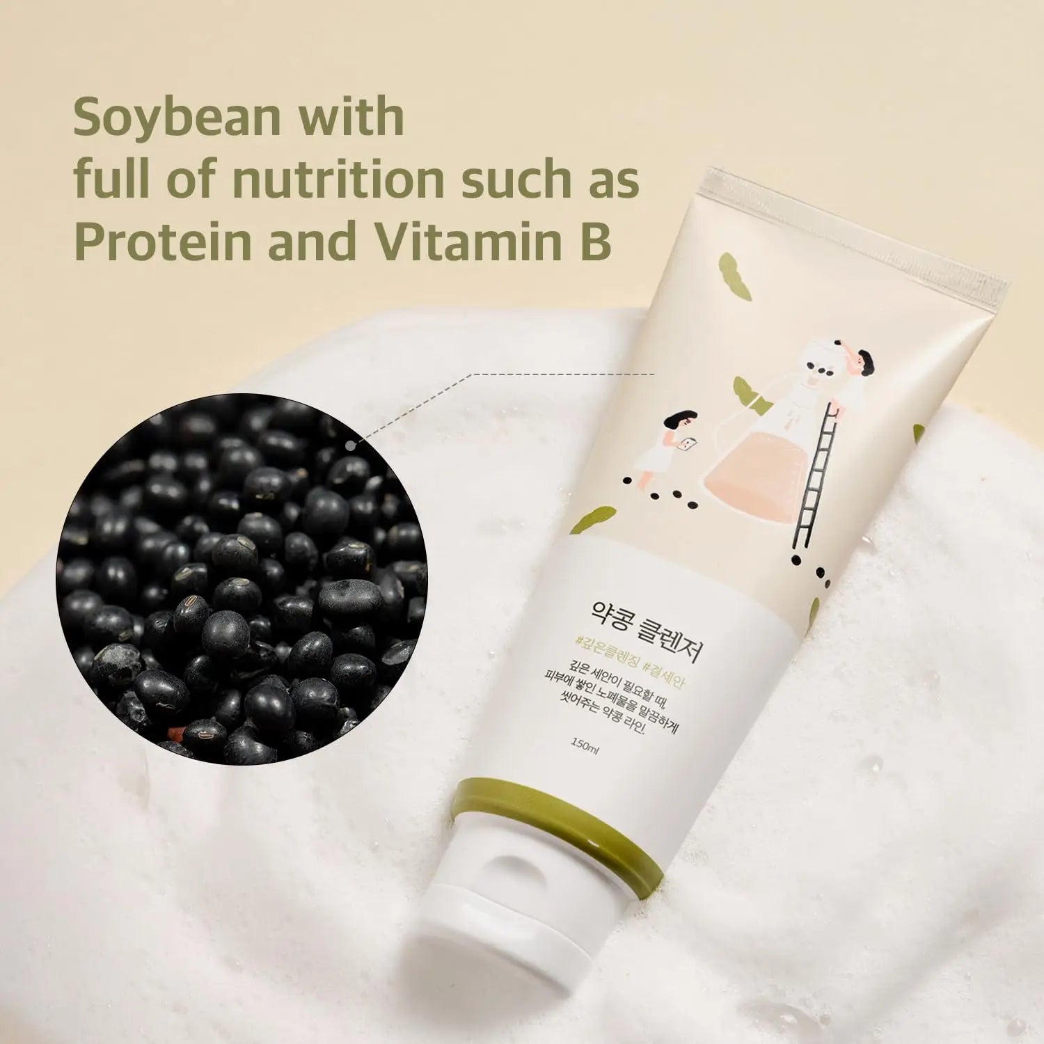 Round Lab Soybean Cleanser 150ml by Round Lab – Facial Cleanser