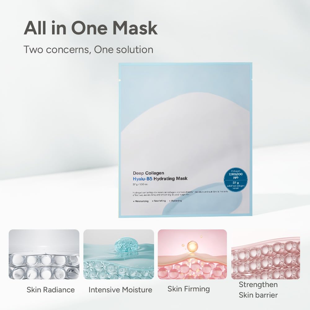Sungboon Editor Deep Collagen Hyalu - B5 Hydrating Mask 4pcs by Sungboon – Sheet Mask
