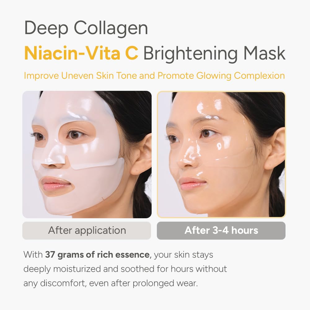 Sungboon Editor Deep Collagen Niacin Vita C Brightening Mask 4pcs by Sungboon – Sheet Mask