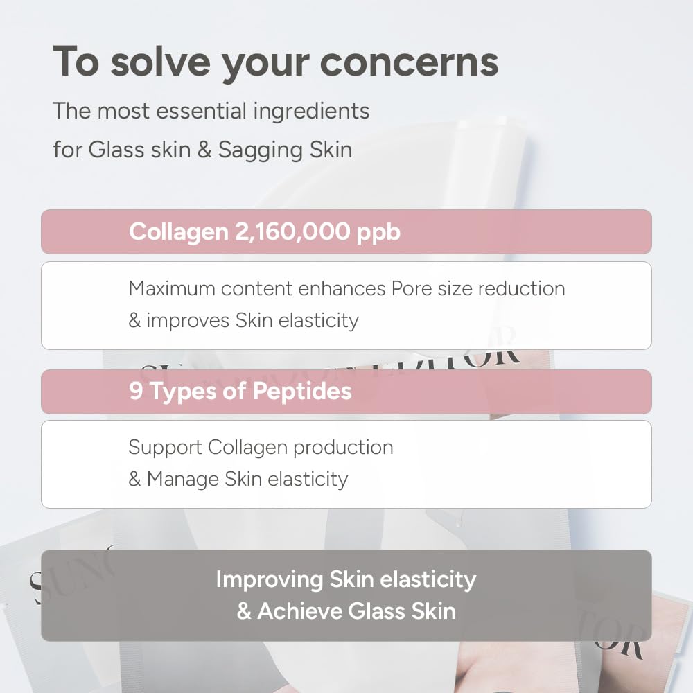 Sungboon Editor Deep Collagen Power Boosting Mask 4pcs by Sungboon – Sheet Mask